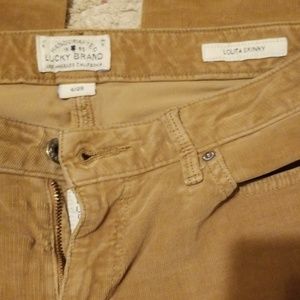 Lucky brand low-mid rise corduroy pants